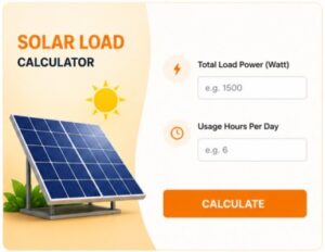 Solar Load Calculator - Sidz Calculator